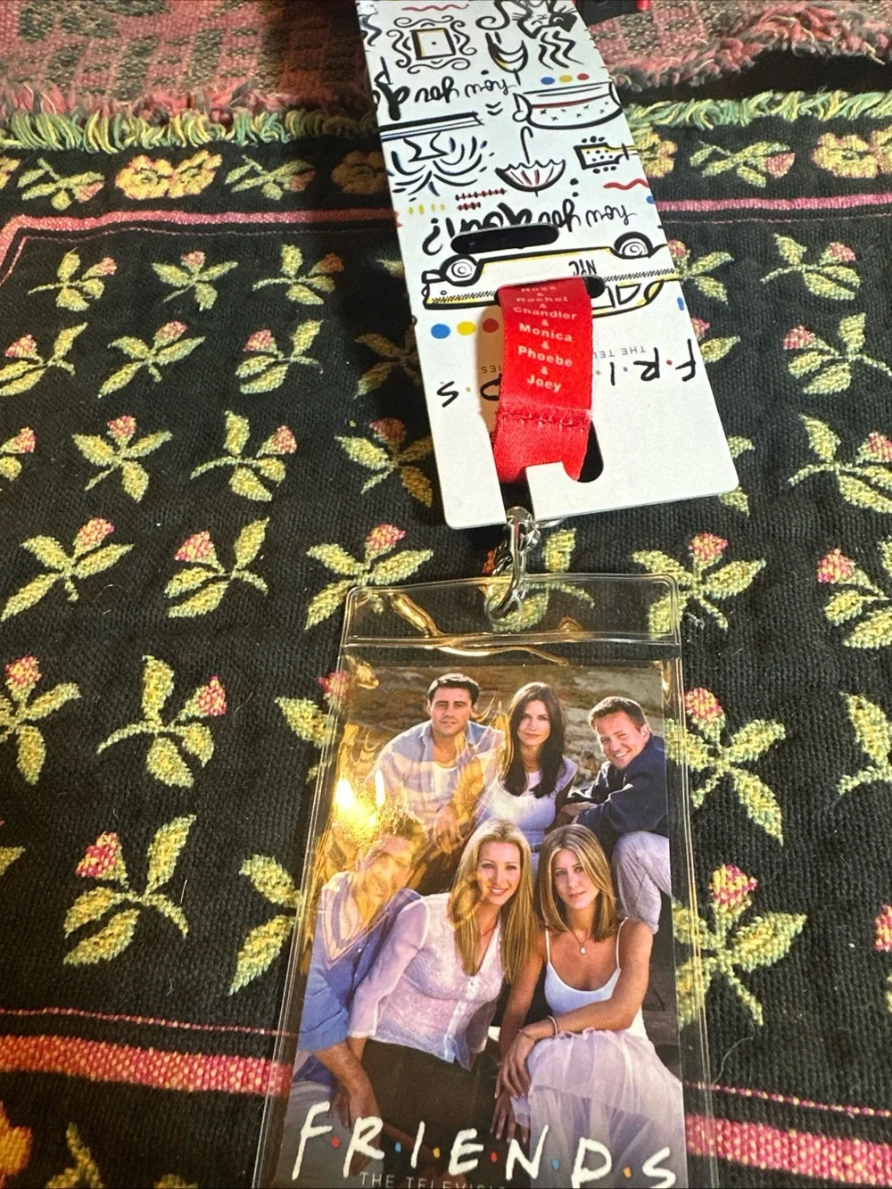 Friends TV Show Lanyard ID Badge Holder Official Con Accessory Travel Gear NEW